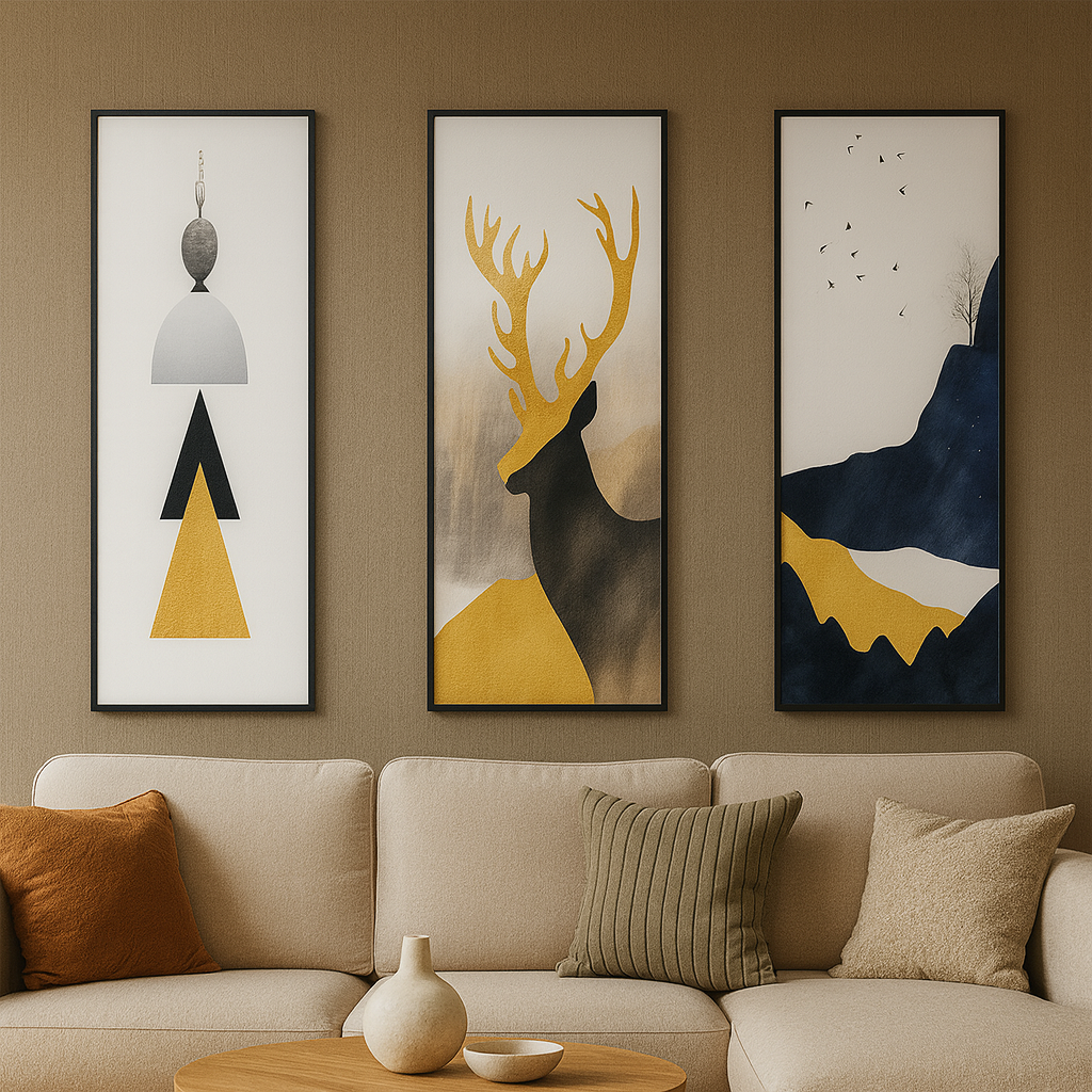 Cuadro decorativo modelo 40×60 cm, diseño moderno para decoración de interiores