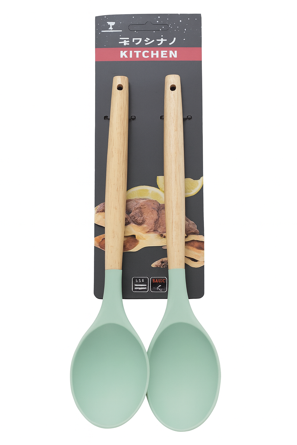 Juego de utensilios de silicona para cocina.