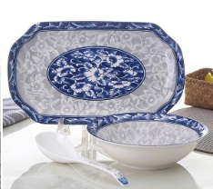 Platón rectangular de 12,5"