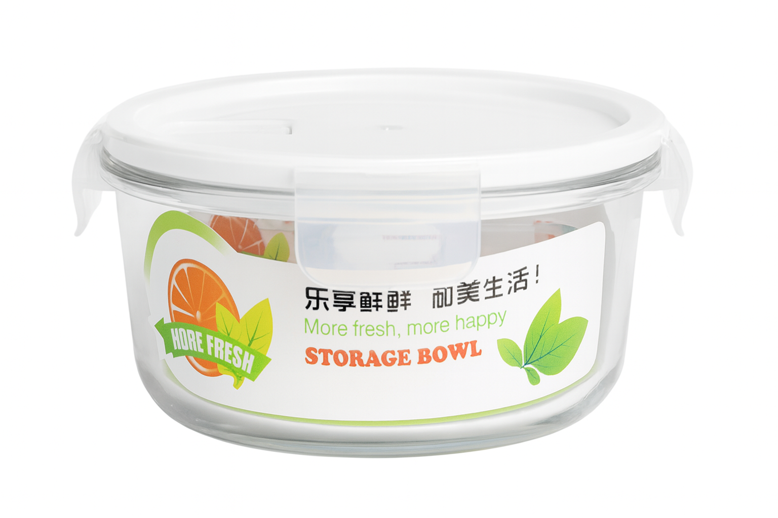 Taper de vidrio redondo grande | 1000ml