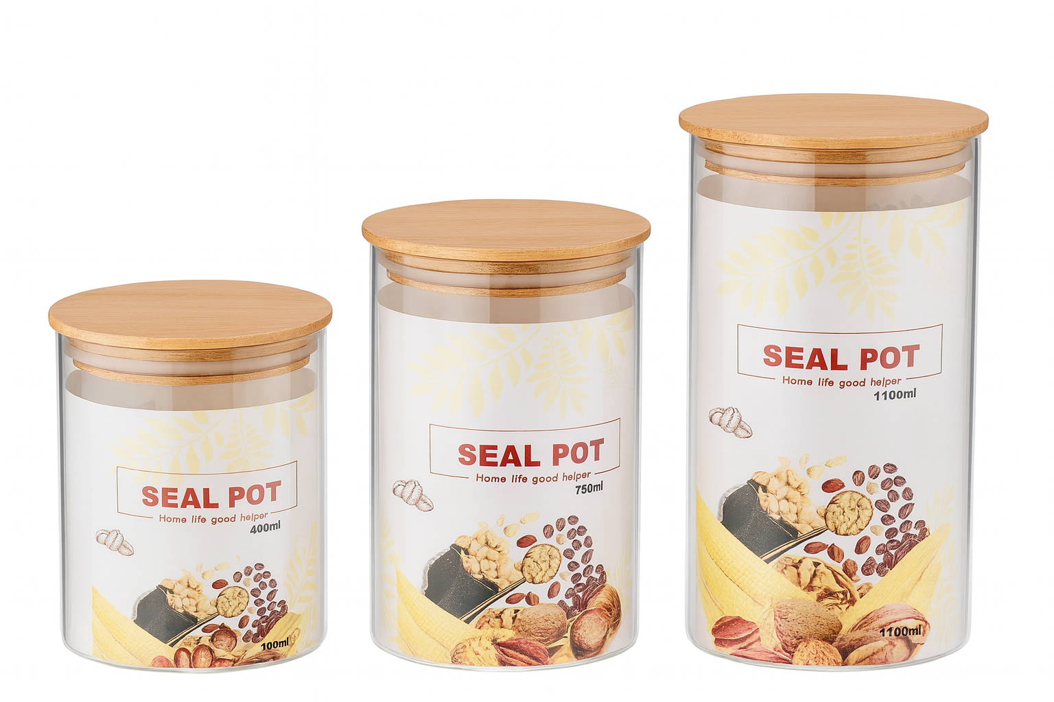 Frasco plástico con tapa hermética | 400ml