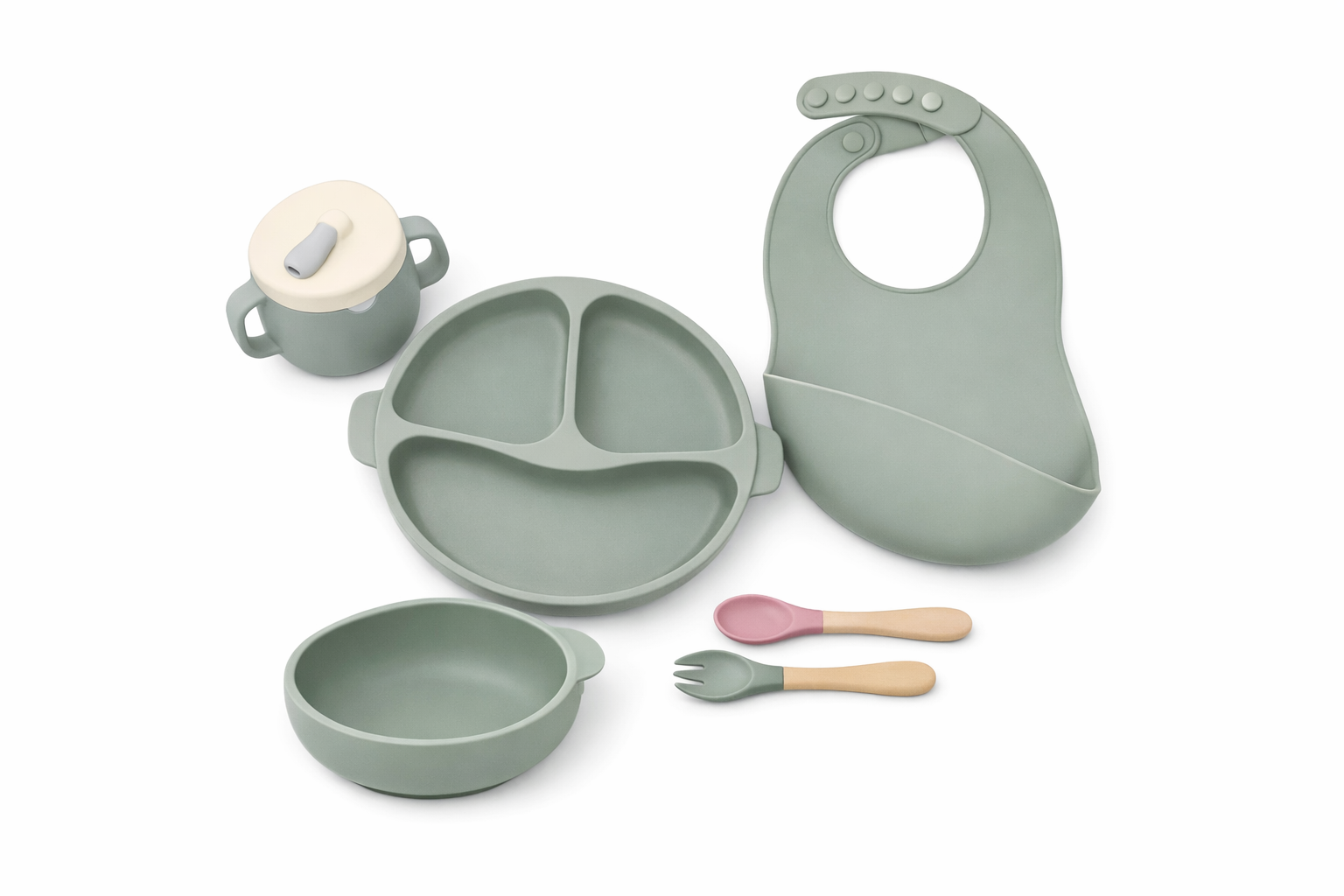 Plato silicona infantil