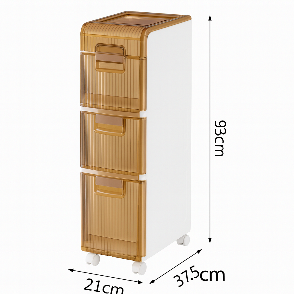 Gabinete de plástico para almacenamiento.