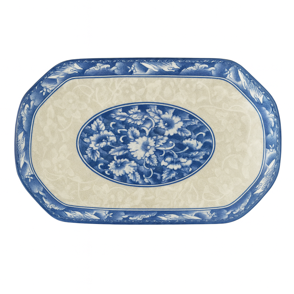 Platón rectangular de 12,5"