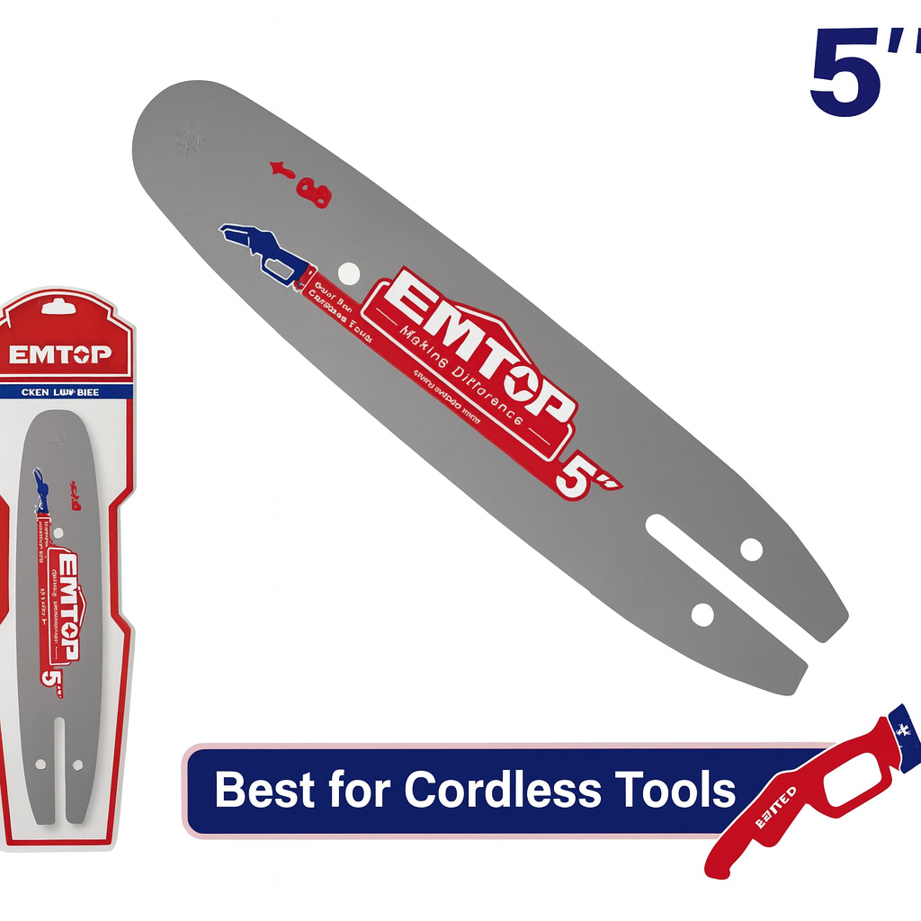 Espada para motosierra EMTOP 5" (125 mm) compatible con modelos ELGA2058 / ELGA20581 / ULGA20581