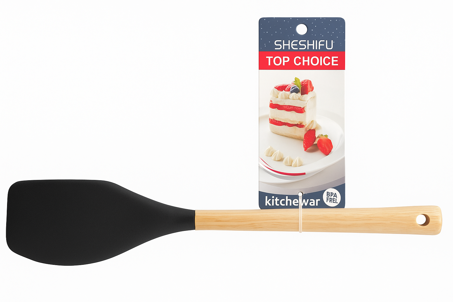 Espátula de silicona con mango