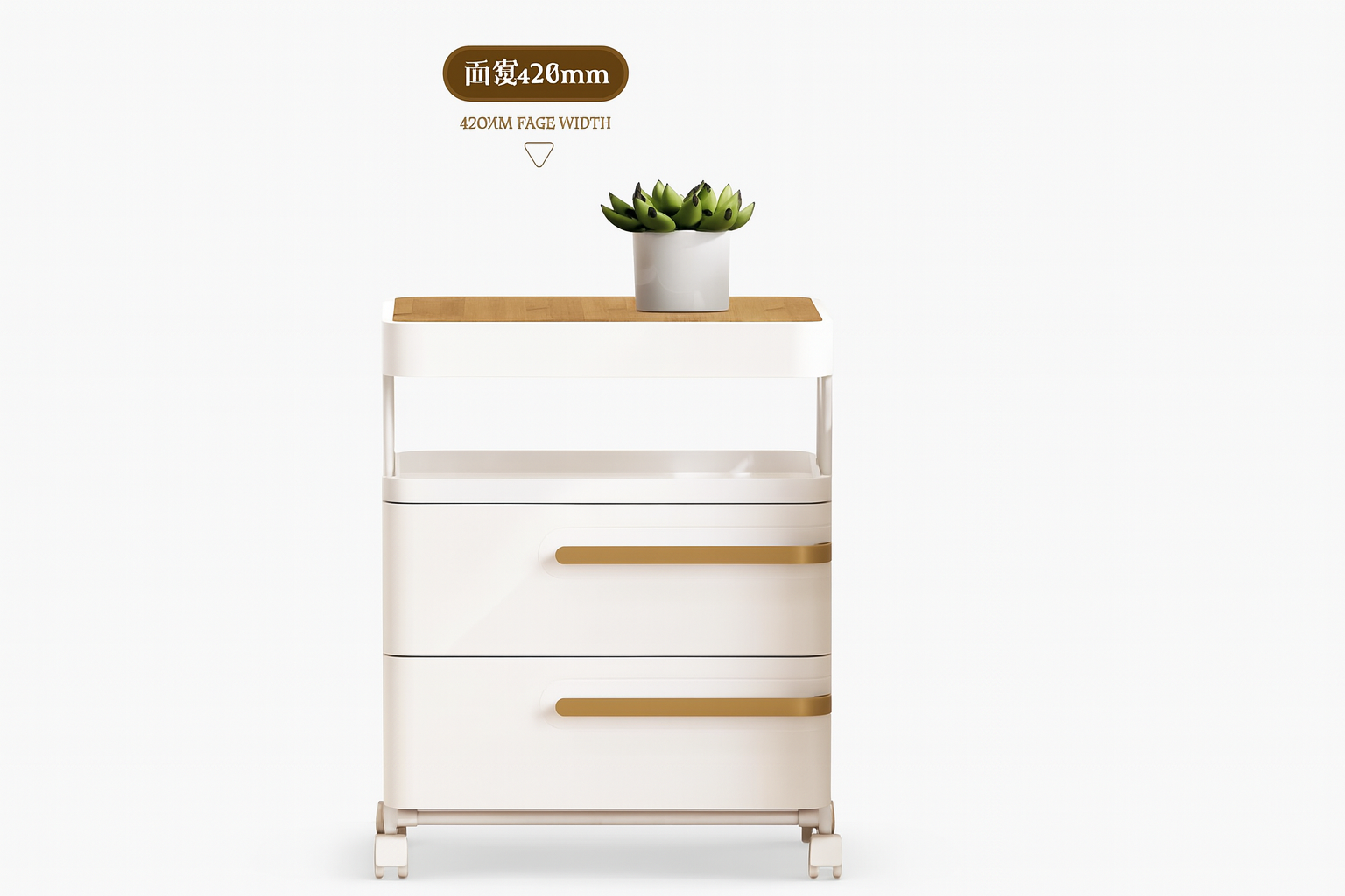 Mesita de noche de plástico