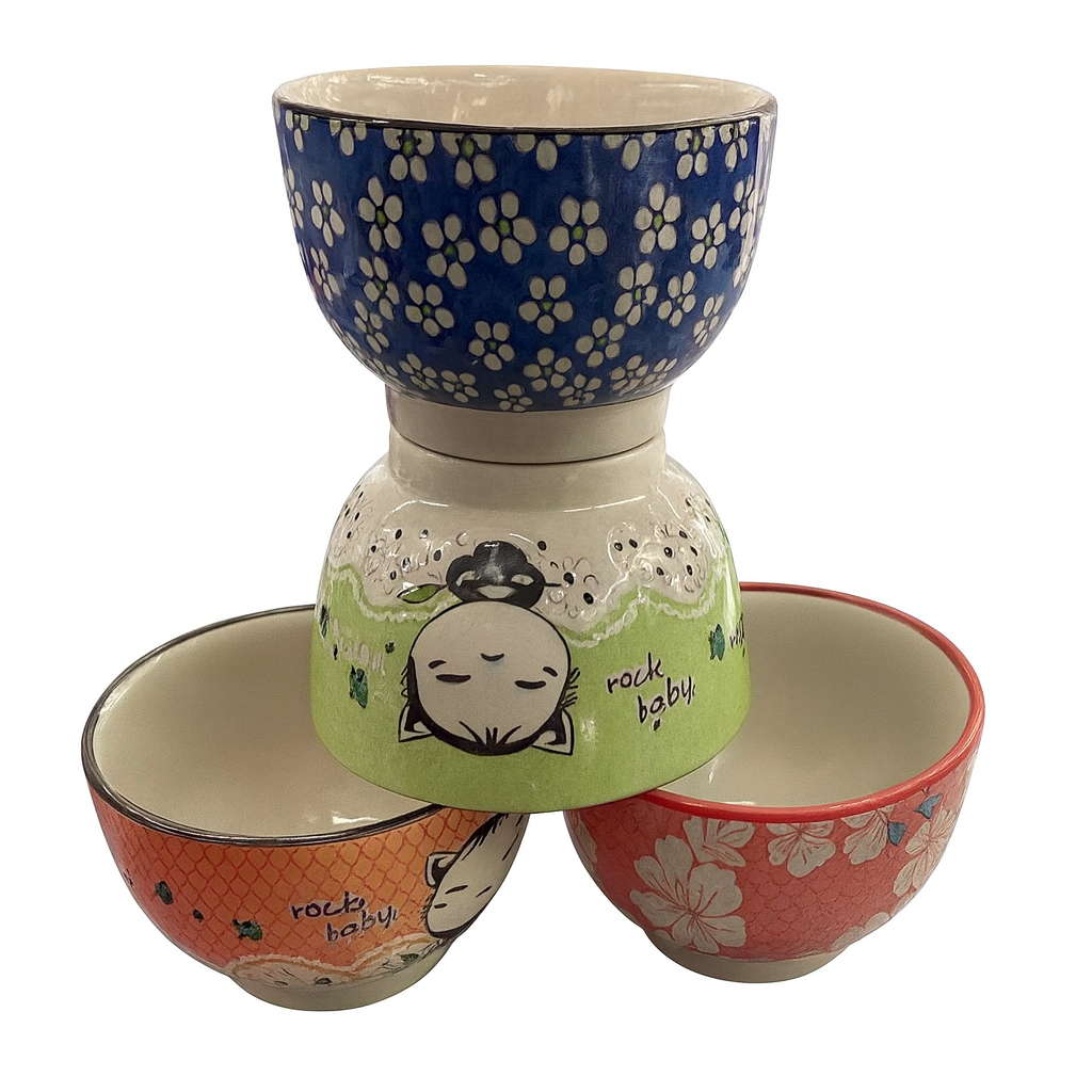 4.5" Tazón con estampado