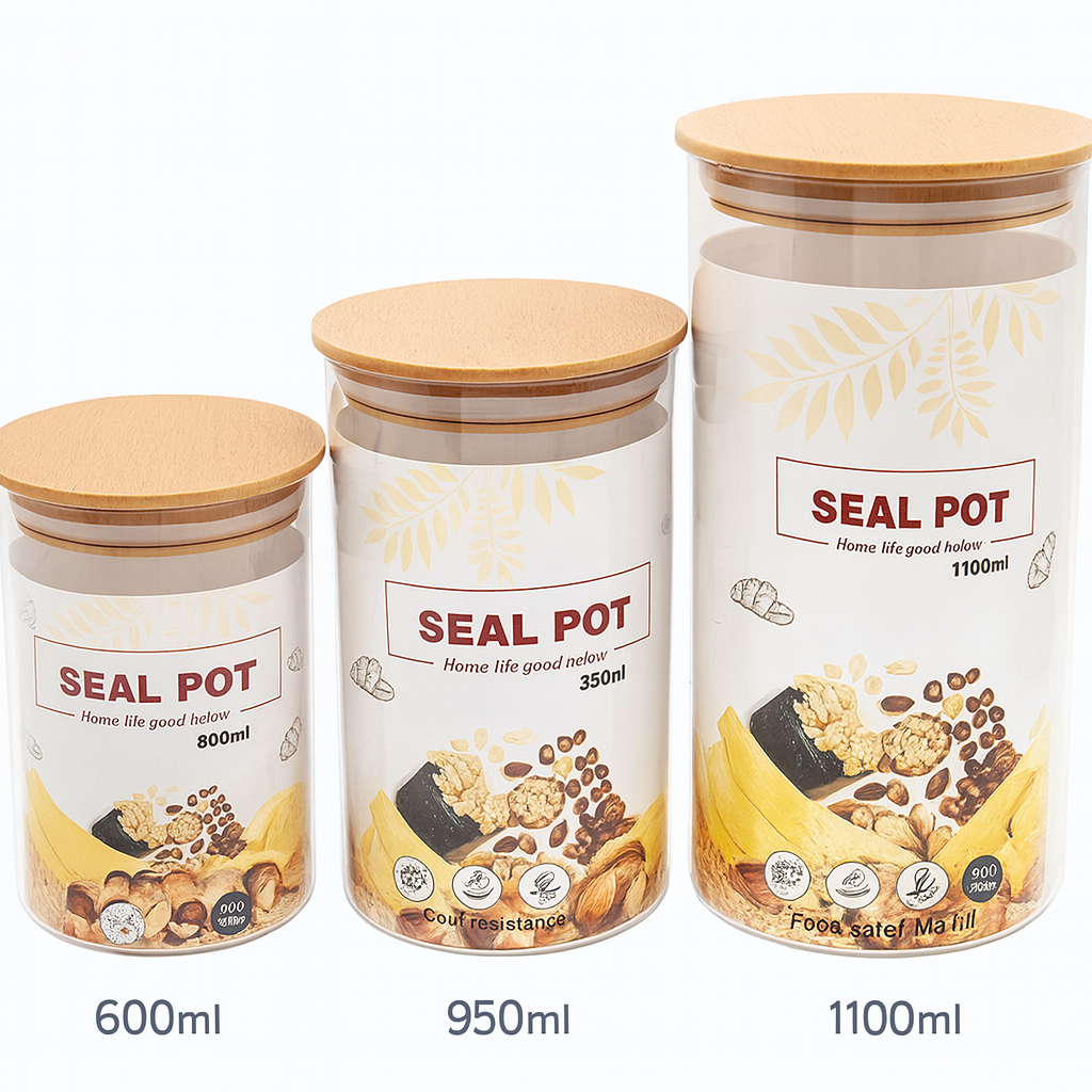 Frasco plástico con tapa hermética