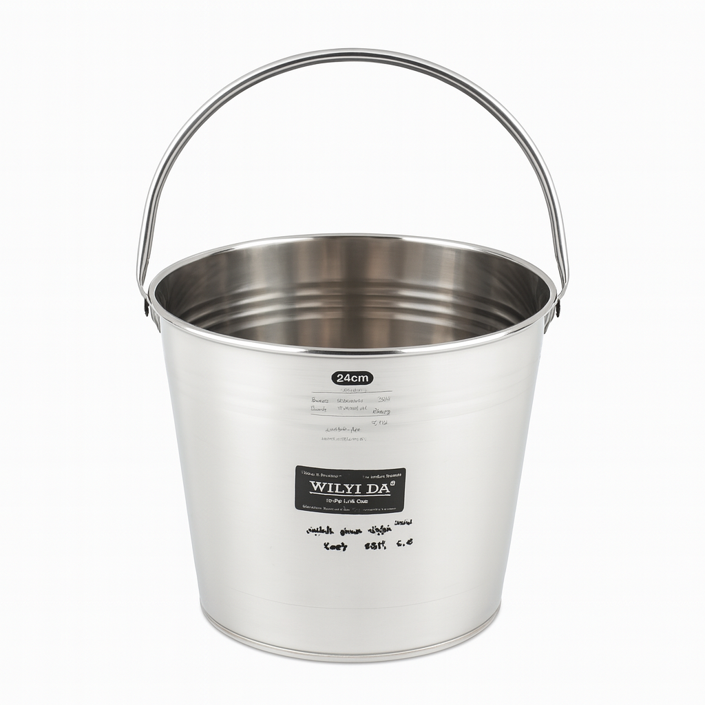 Hielera de Acero Inoxidable 18 cm – Elegancia y Durabilidad para Servir Bebidas Perfectas