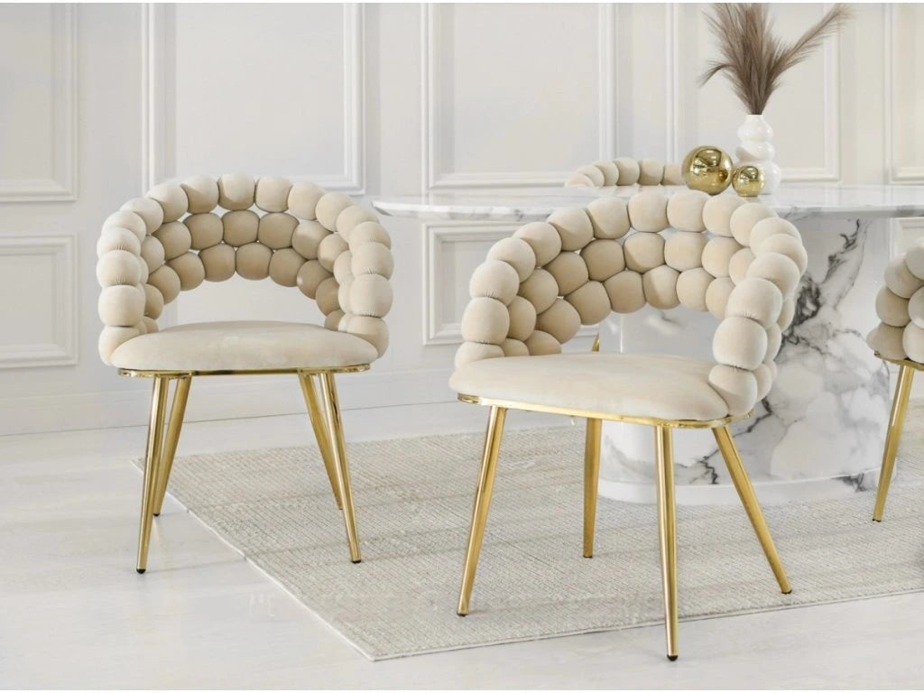 SILLA – Tela + Metal | Moderna, Elegante y Súper Cómoda