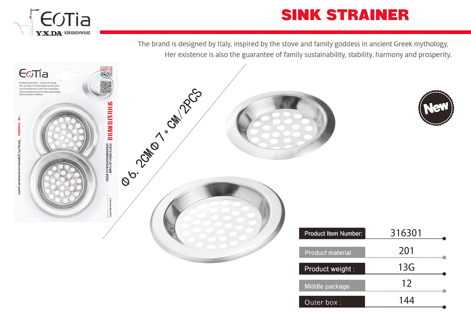 Colador Metálico para Lavatrastos – Resistente, Práctico y Anticorrosivo