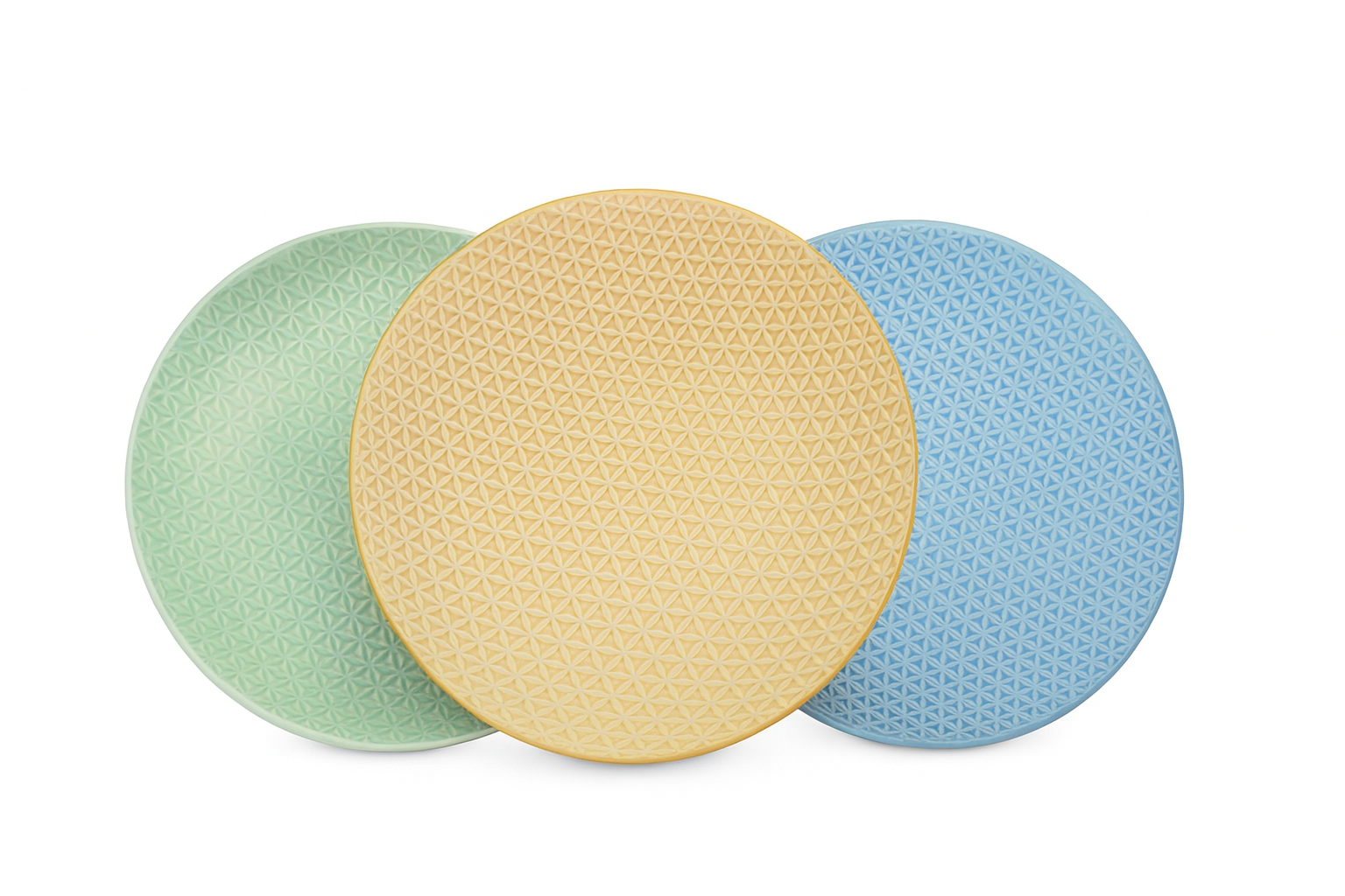 10.5" Plato con esmalte en relieve