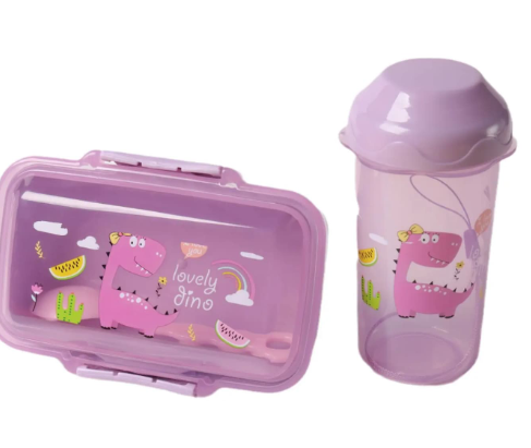 Set de pachón y caja de almuerzo | 16 × 11 × 6 cm – Modelo PD-YDL080