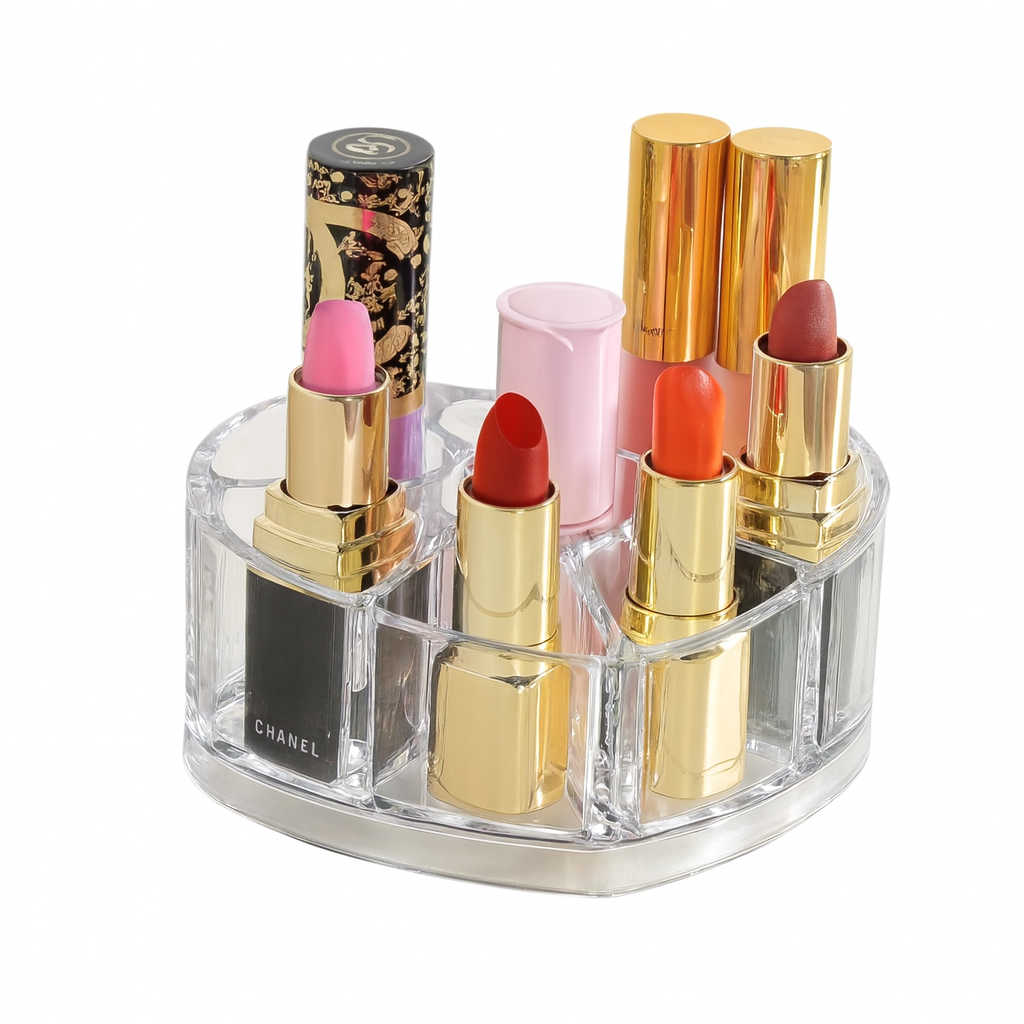 Caja organizador de plástico para maquilla