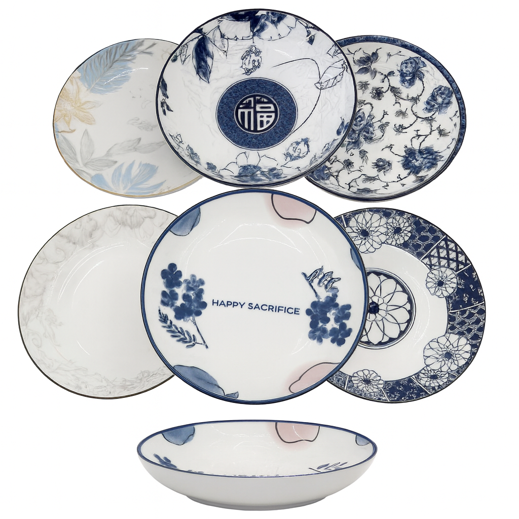 9.25" Plato con estampado