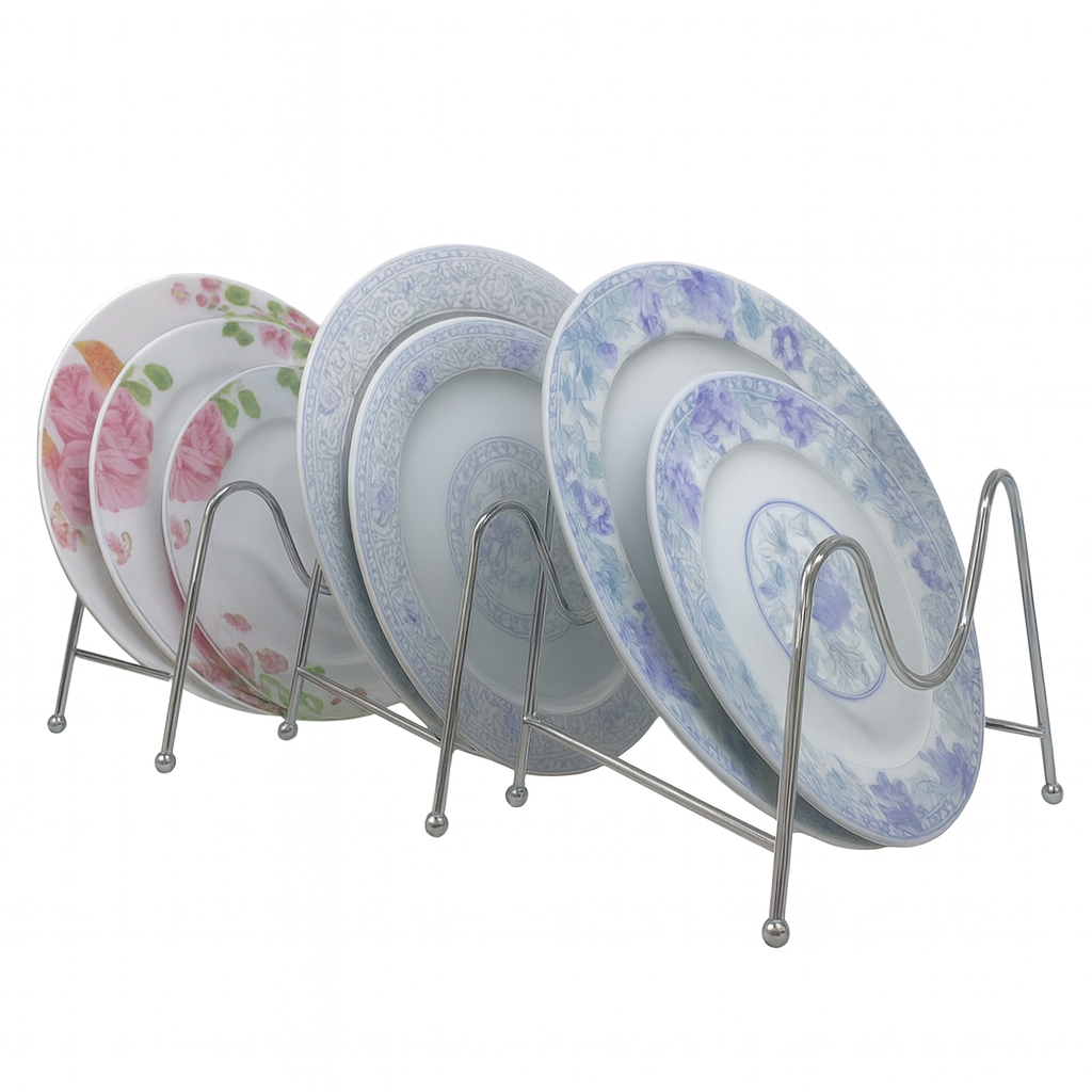 8" Plato plano con estampado