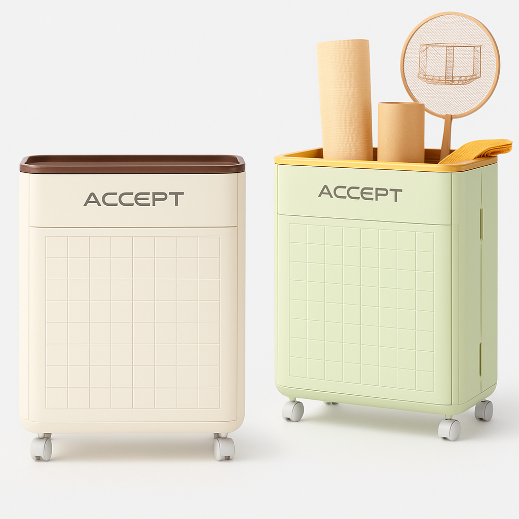 Caja de Almacenaje con Ruedas de Plástico