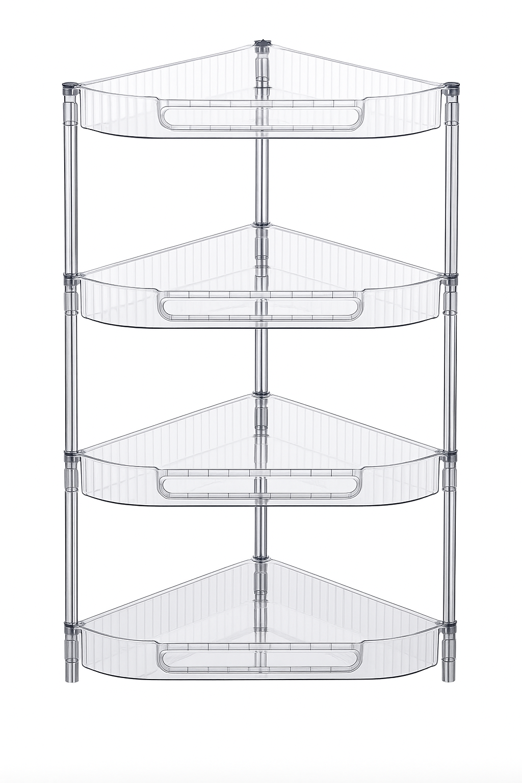 Estante de plástico de 4 niveles.