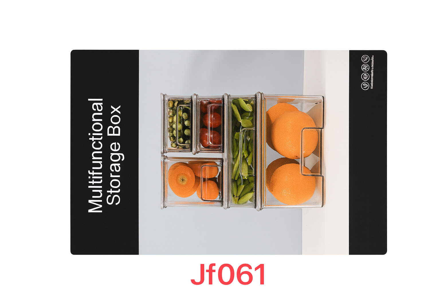 Bandeja Organizadora PD-SZF007 – Plástico Multiuso | 31,5 × 21 × 10,3 cm