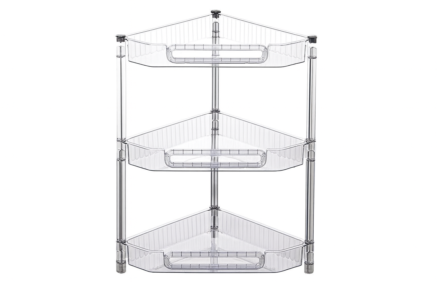 Estante de plástico de 3 niveles.