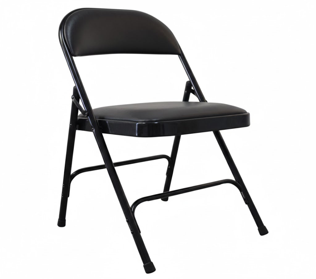 Silla Plegable  – Práctica, Resistente y Elegante en Color Negro | Ideal para Hogar, Eventos, Oficina y Negocio