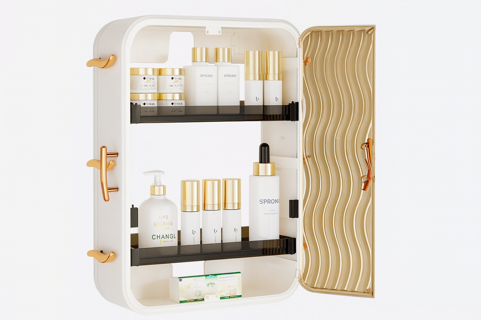 Gabinete de plástico para pared de baño