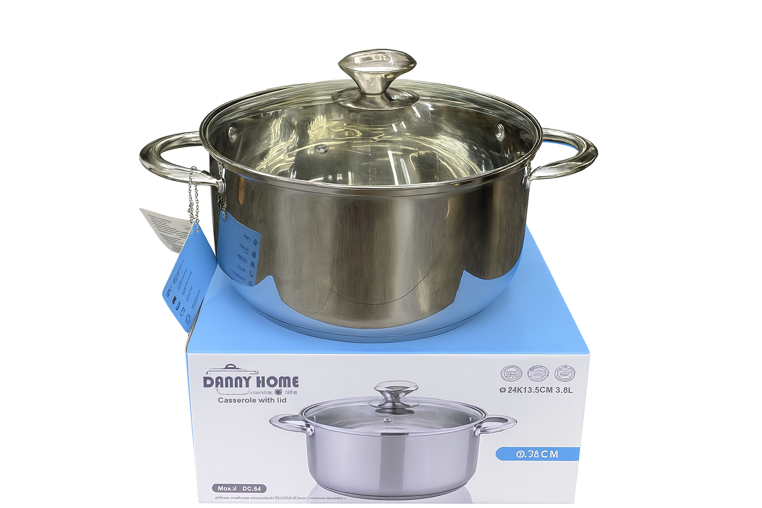 Cacerola de Acero Inoxidable – Ø24 cm