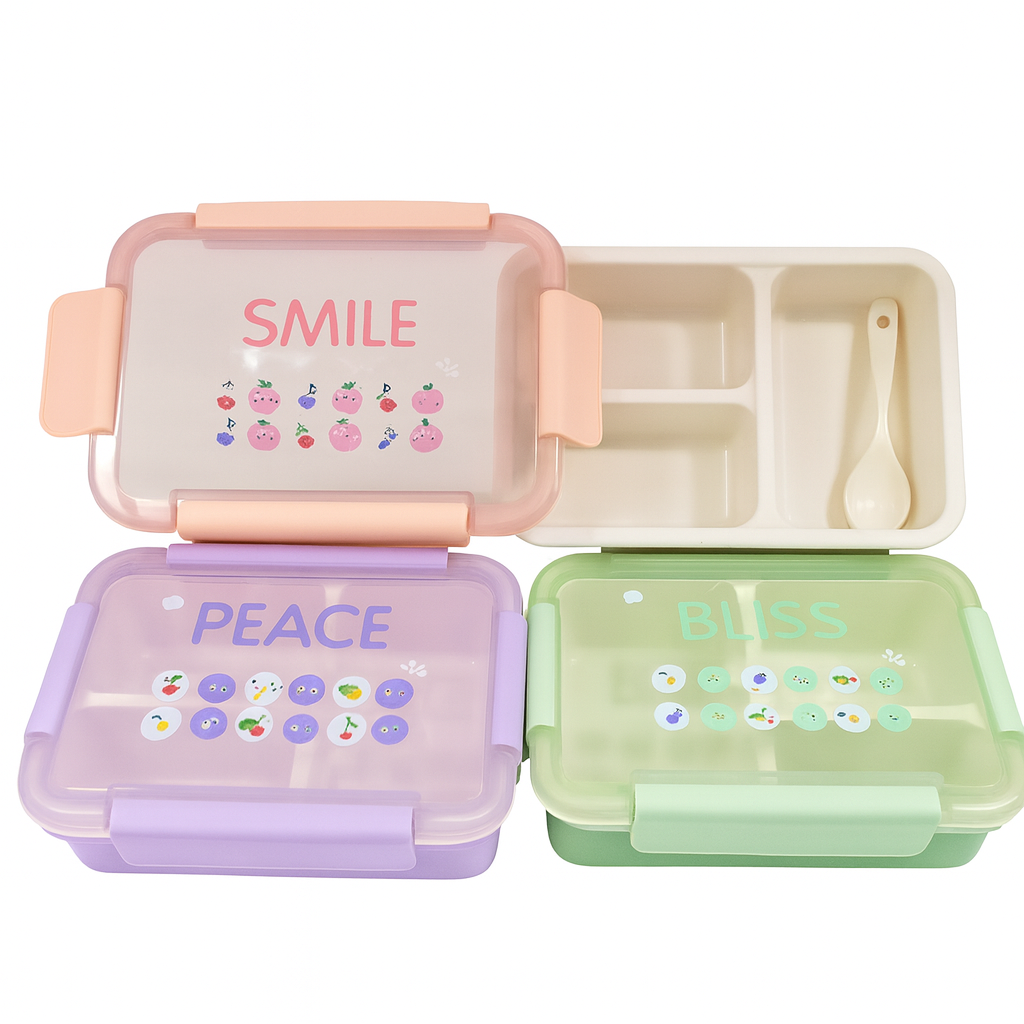 set de cubierto y caja de