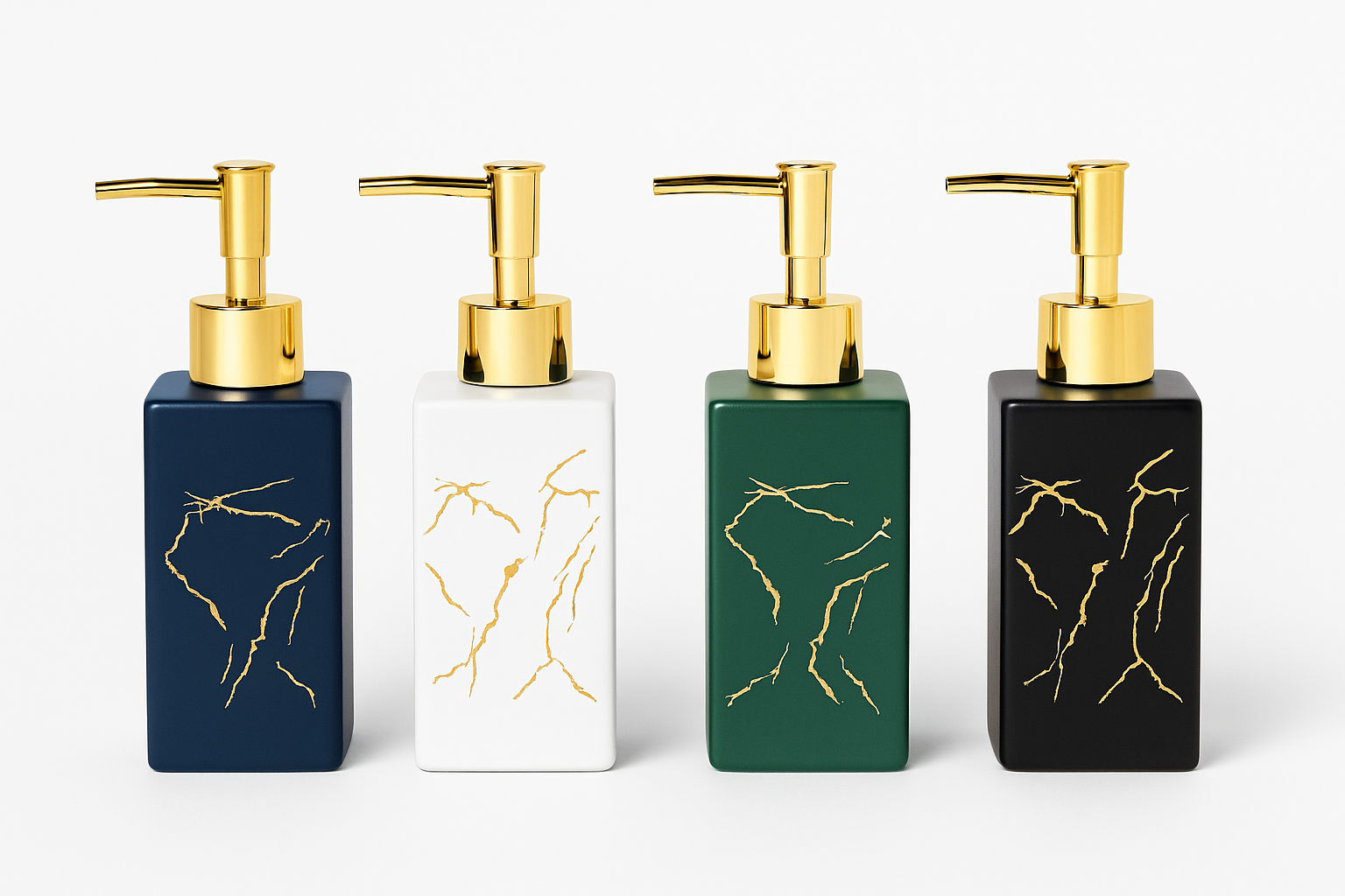 Dispensador de jabon liquido de vidrio variedad