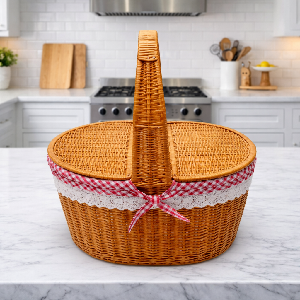 Cestas plástico de flores