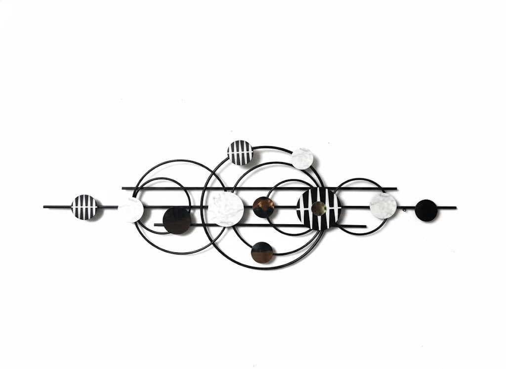 ADORNO METÁLICO PARA DECORACIÓN DE PARED  – Moderno, Elegante y Súper Resistente