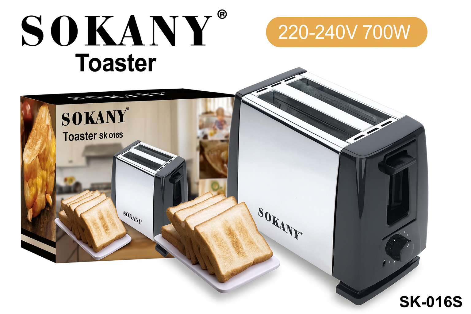 Tostadora Eléctrica 110V – Práctica y Moderna