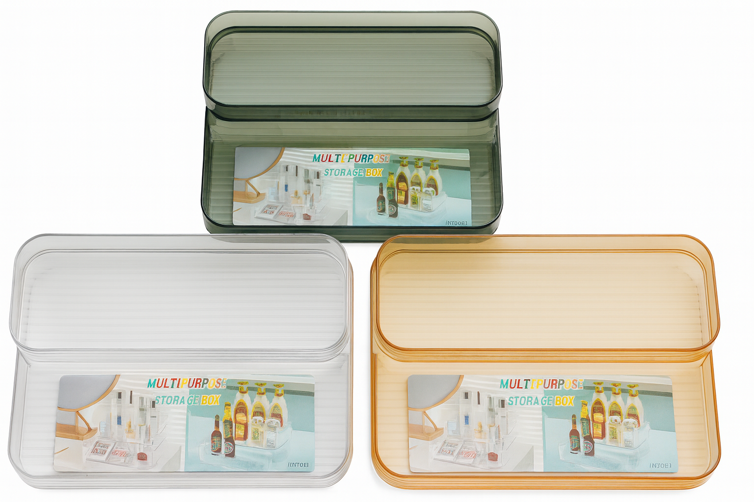 Bandeja Organizadora para Casa– Plástico Multiuso | 26 × 23,5 × 10 cm