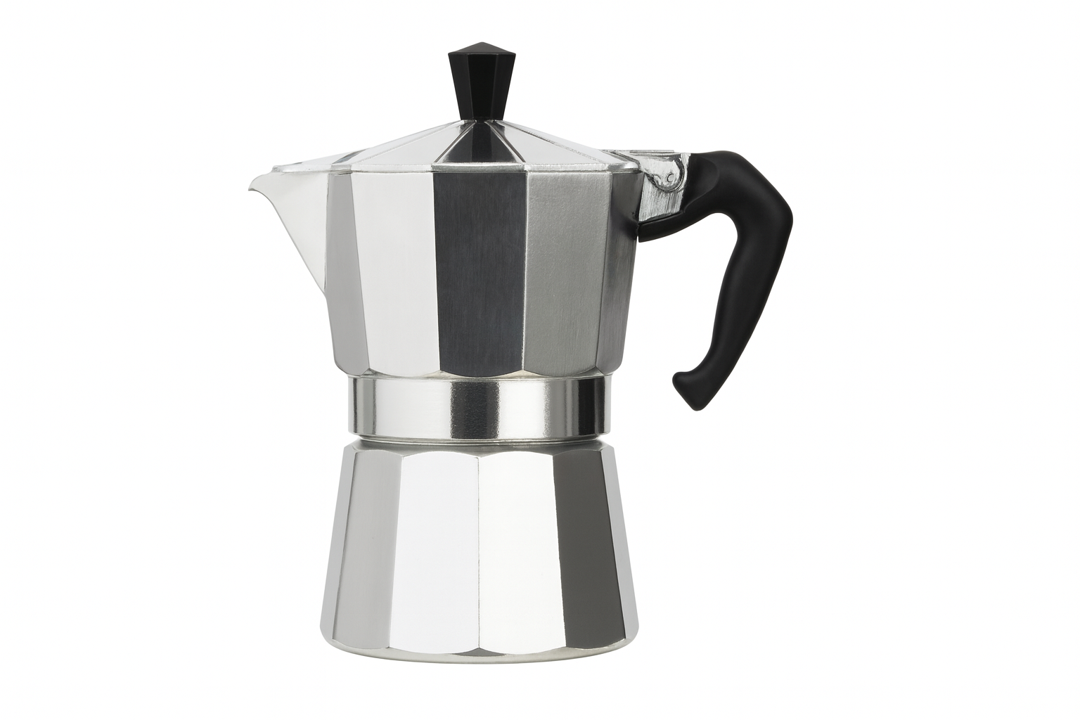 Cafetera italiana – De aluminio, estilo moka clásica para espresso