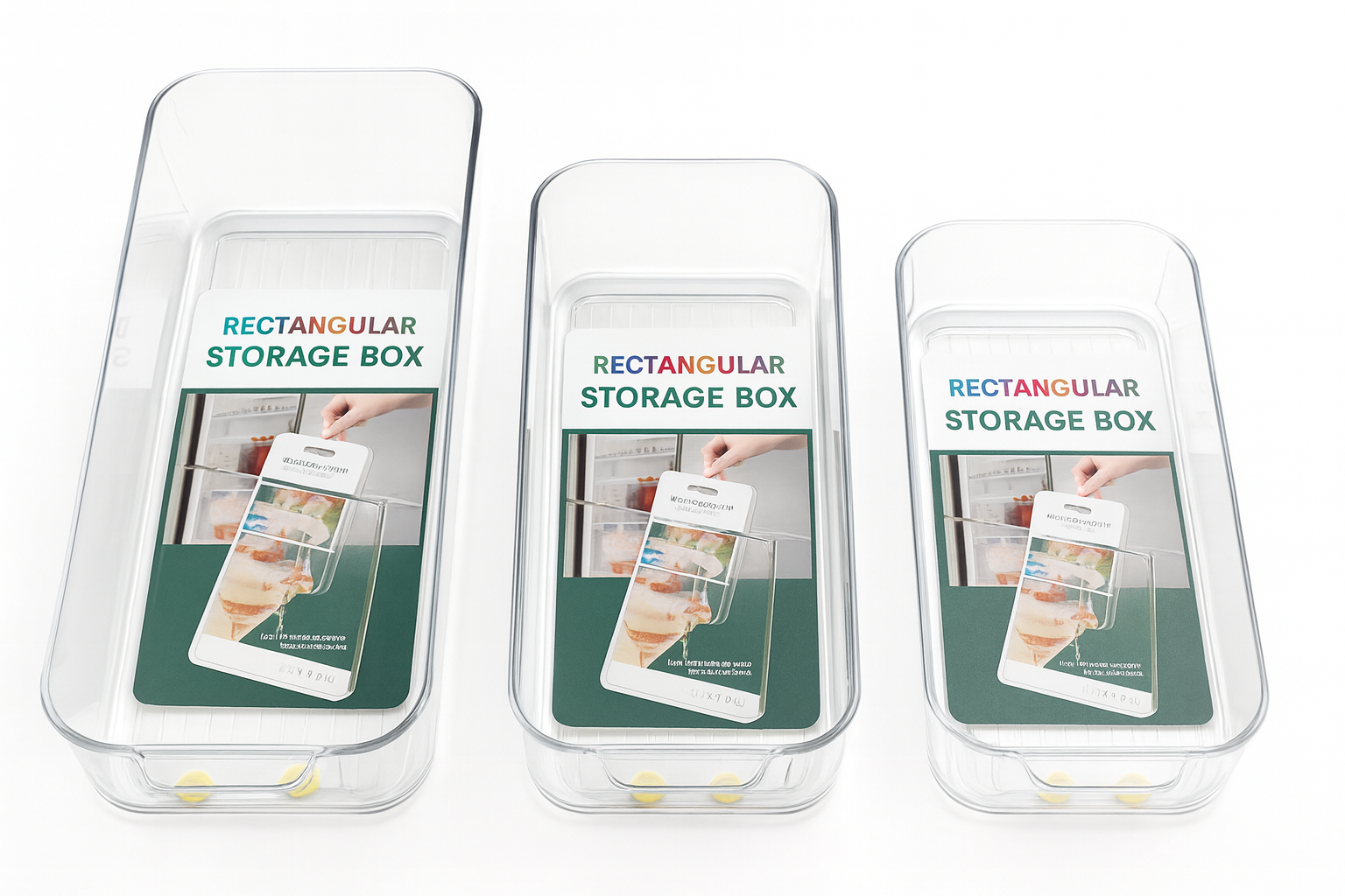 Bandeja Organizadora para Refrigerador– Plástico | 32 × 20,5 × 14 cm