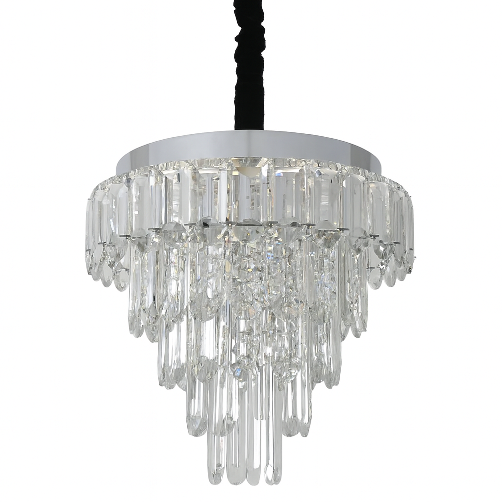 Lámpara Colgante de Cristal con Control Remoto