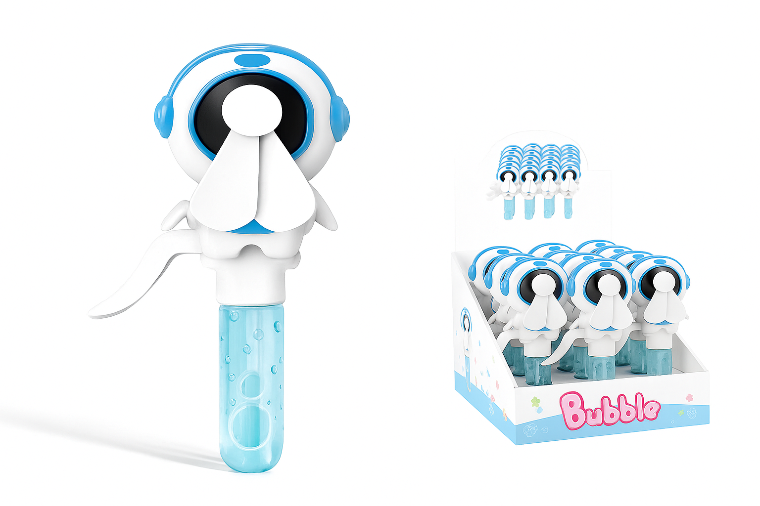 Juguete de burbujas para niños.