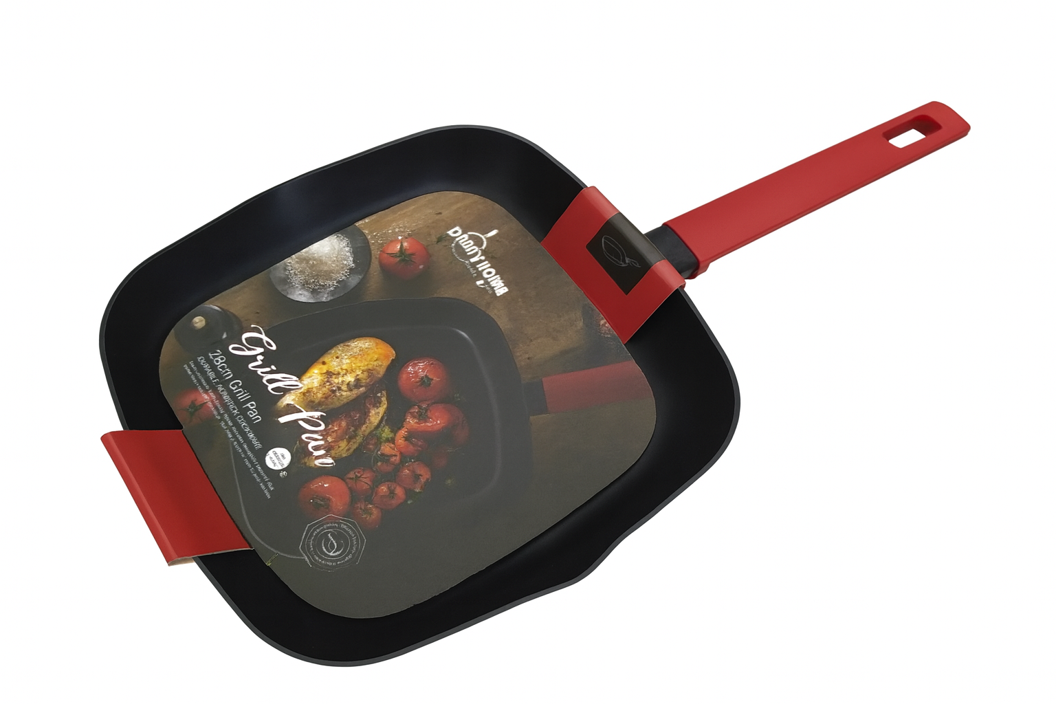 Parrilla Sartén KA-DH391 de Aluminio – 26x26x4.7 cm