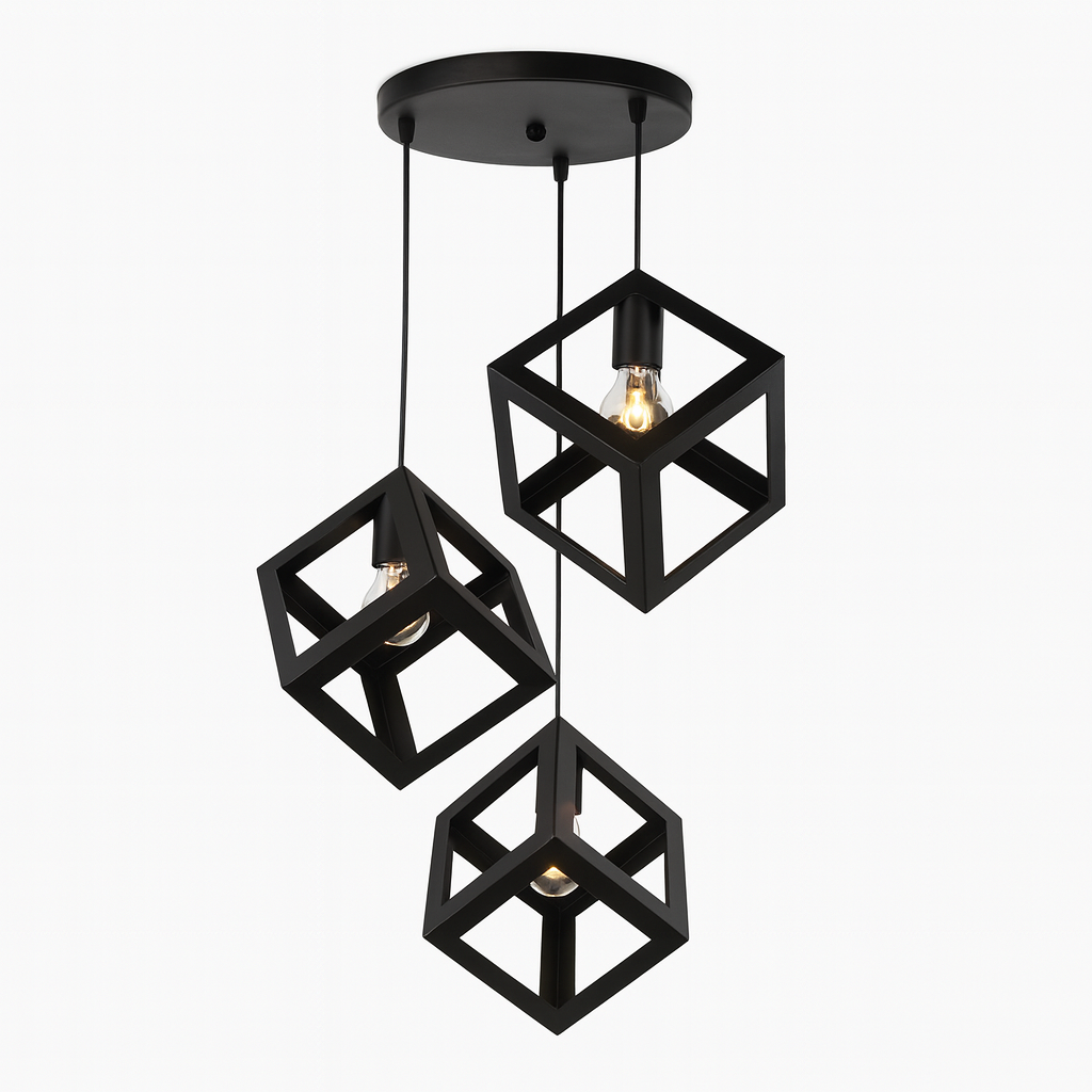 Lámpara colgante de 3 luces