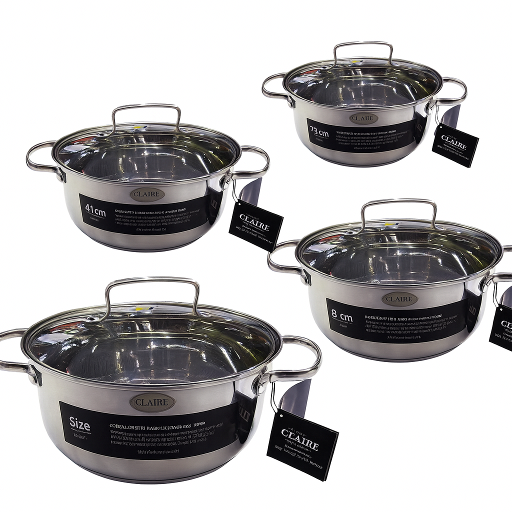 Olla de Acero Inoxidable – 20 cm