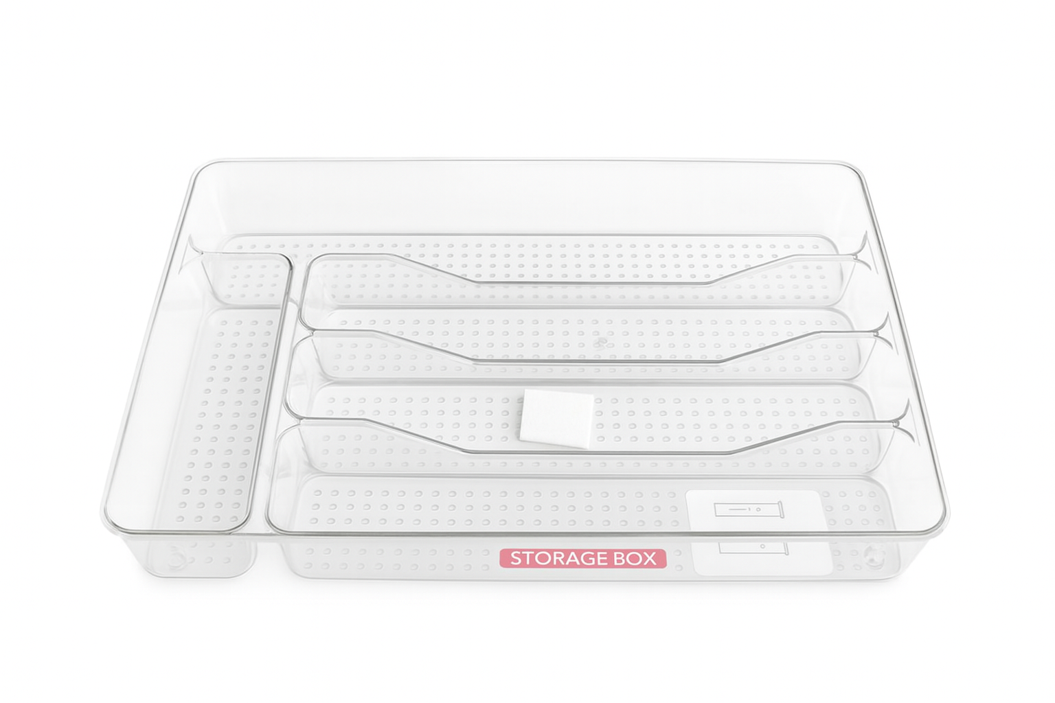 Bandeja de Almacenaje– Plástico Multiuso | 33 × 24 × 4,5 cm