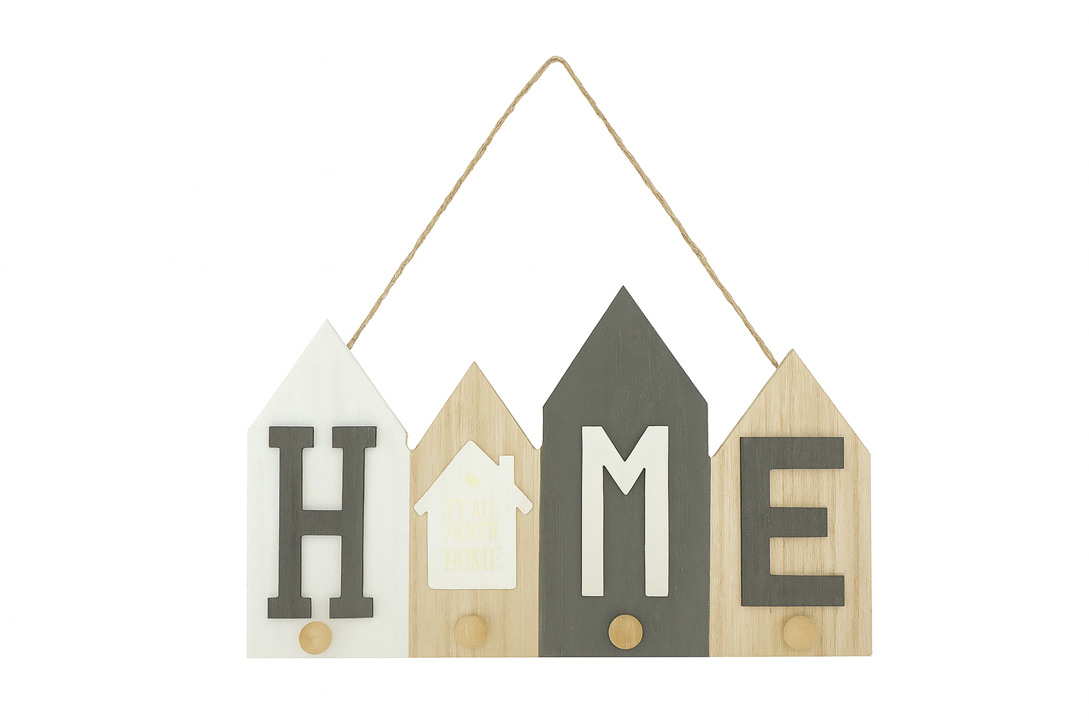 ADORNO DECORATIVO CON GANCHOS PARA PARED OM-JN015 – Práctico, Elegante