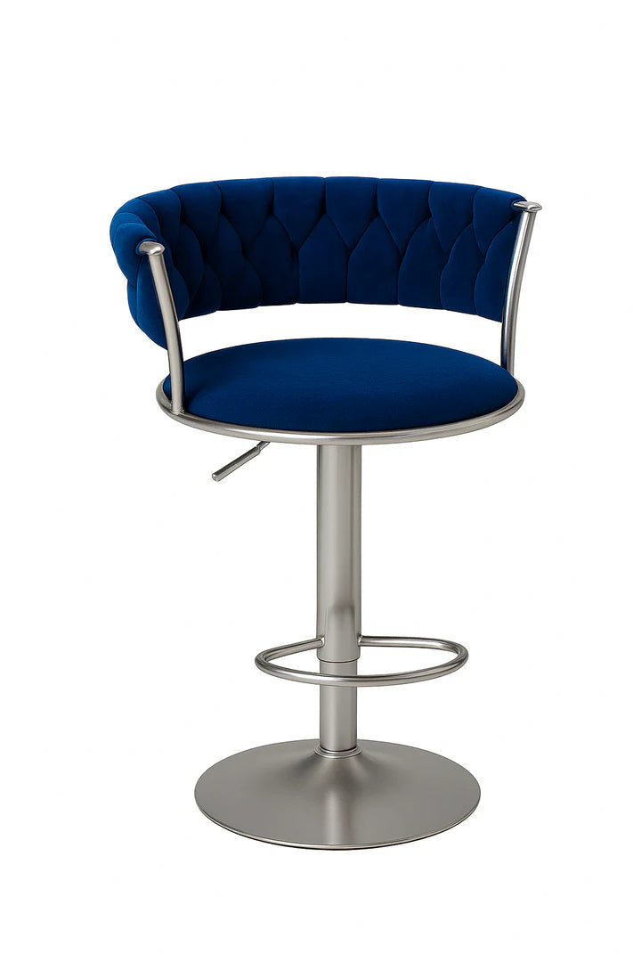 SILLA DE BAR  Metal + Tela | Moderna, Cómoda y Súper Resistente