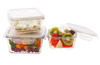 Taper de vidrio cuadrado mediano | 520ml