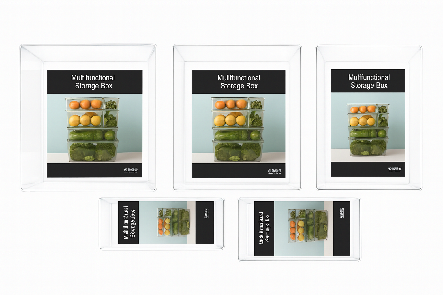 Bandeja Organizadora – Plástico Multiuso | 30 × 10 × 9,5 cm