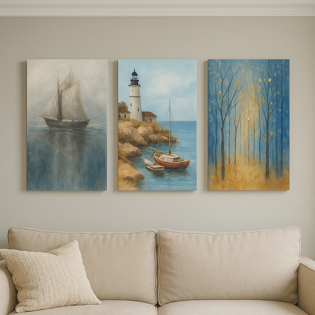 Cuadro decorativo 60×120 cm, diseño moderno para decoración de interiores