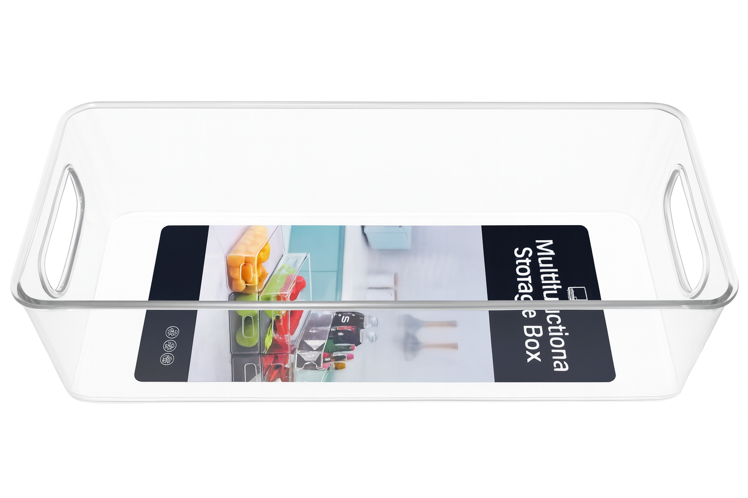 Bandeja Organizadora para Refrigerador– Plástico | 25,5 × 10 × 7,5 cm