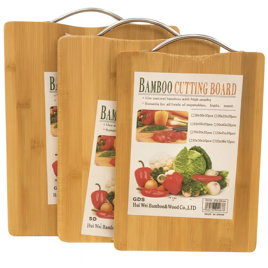 Tabla para picar de bambú 28*38*1.7