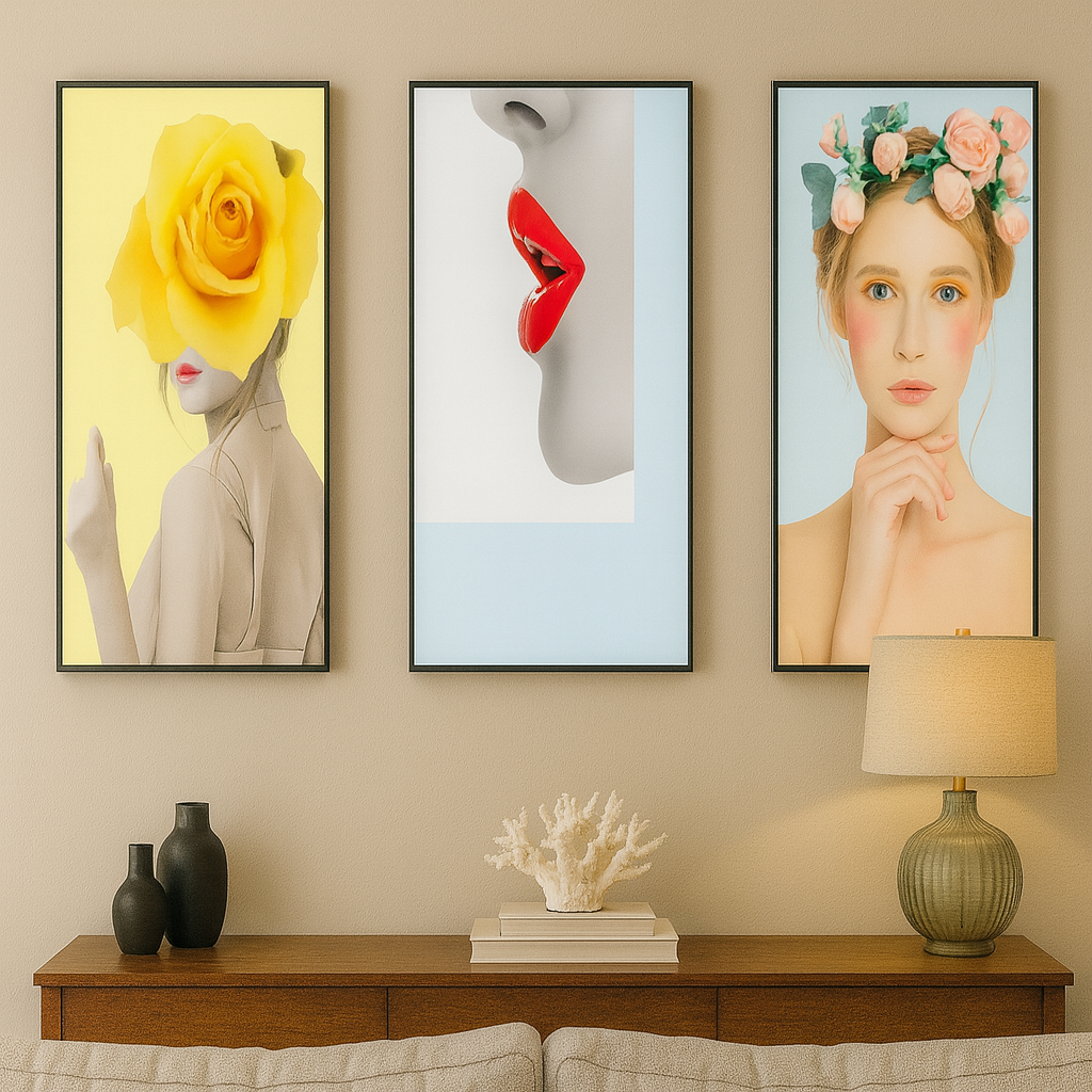 Cuadro decorativo modelo 39×59 cm, diseño moderno para decoración de interiores